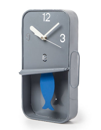 Sardine Tin Pendulum Wall Clock