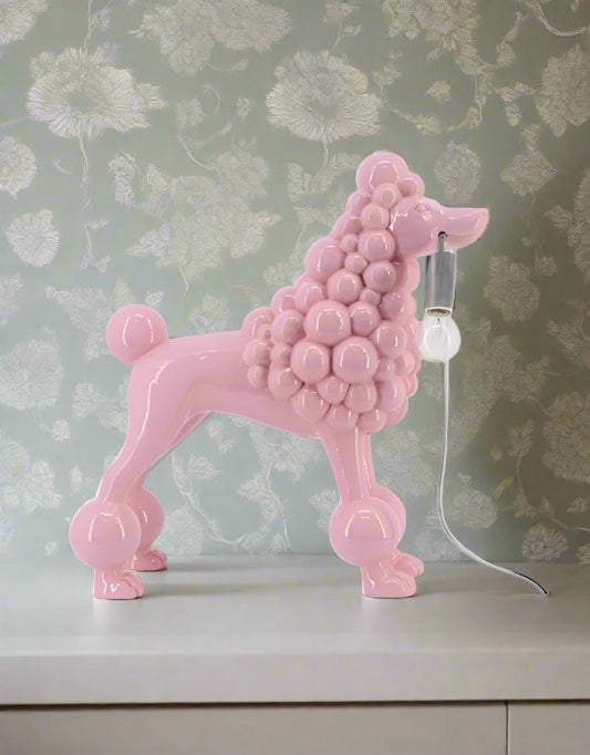 Standing Poodle Lamp - Holmes and Wilson Ltd