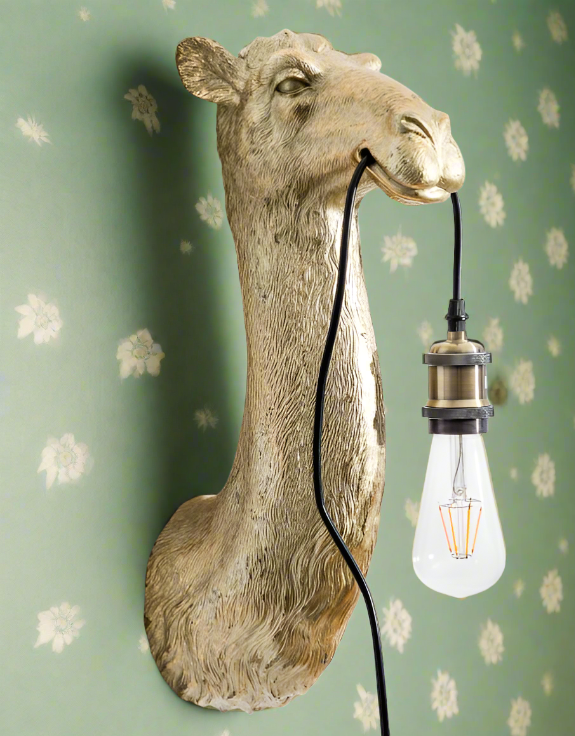 Camel Head Wall Light