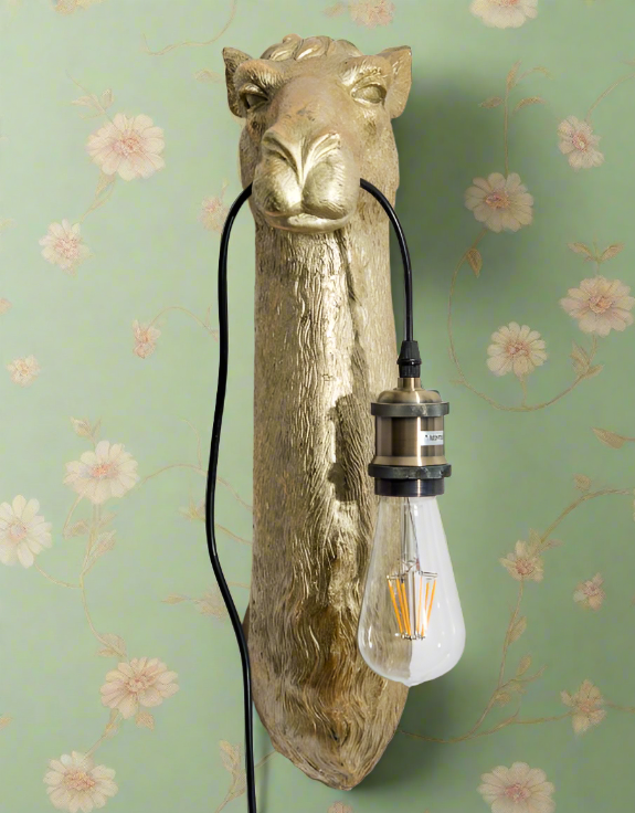 Camel Head Wall Light